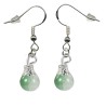 Boucles d'oreilles couleur Vert