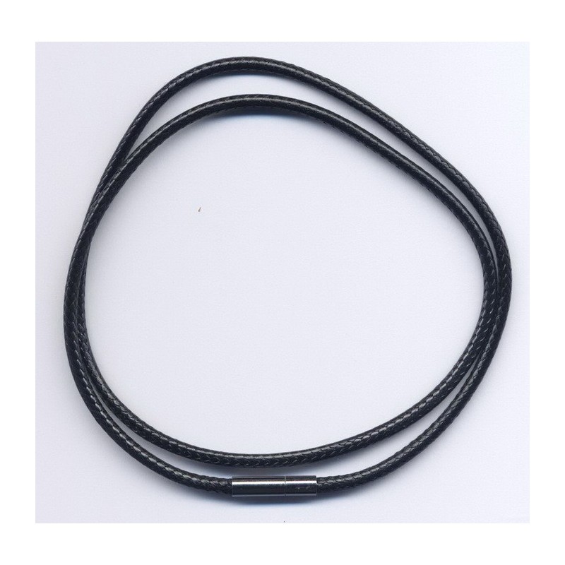 Collier-3mmx50cm noir