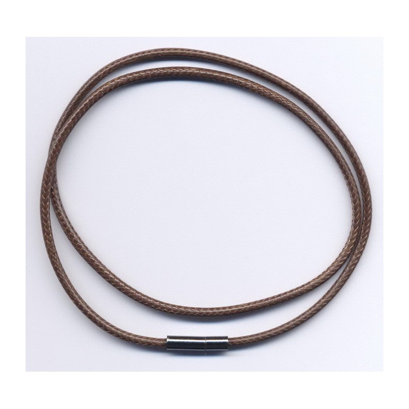 Collier-3mmx50cm café