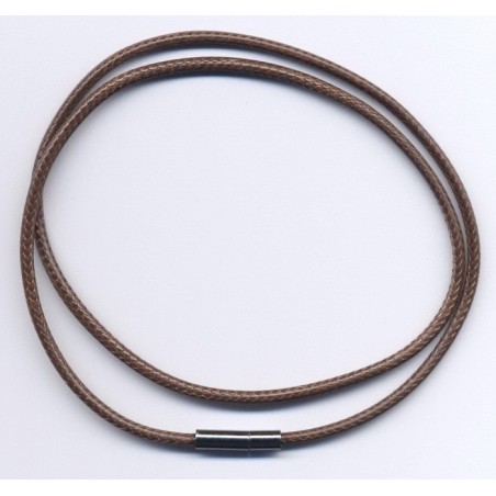 Collier-3mmx50cm café